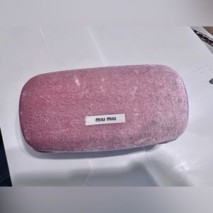 MIU MIU Sunglasses Case Color Pink